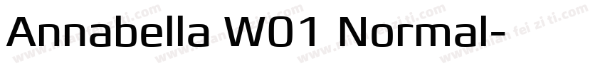 Annabella W01 Normal字体转换